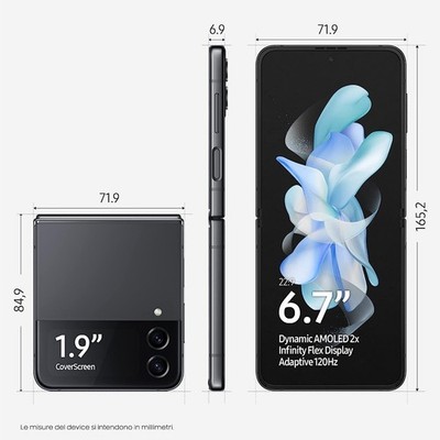 Galaxy Z Flip4 128GB グラファイト Samsung Galaxy Z Flip4 - 128 GB - Graphite (Unlocked) for sale