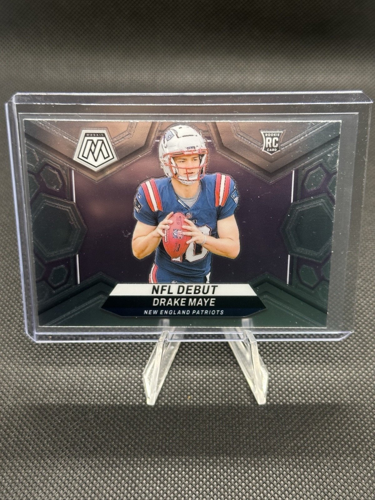 NEW 2024 Panini Mosaic Football Drake Maye NFL Debut #273 RC Base NE Patriots