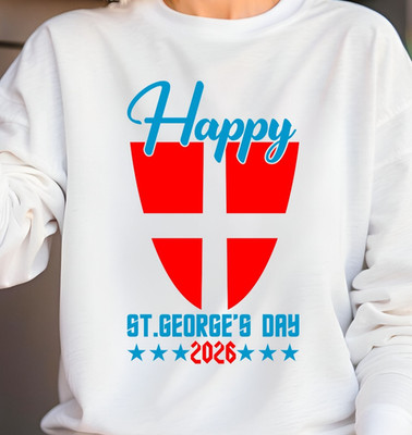 England Schild Rotkreuz Pullover - St. George s Day 2026 Celebration Unisex Top