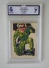 1966 A&BC BATMAN #36 THE RIDDLER ROOKIE TRADING CARD BLACK B