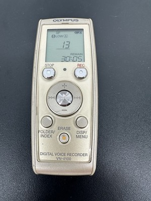 Olympus VN-4100 (256MB 144 Hours) Handheld Digital Voice Recorder Tested Working