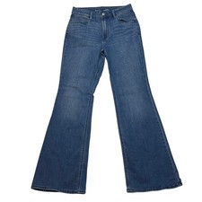 Old Navy Jeans Womens 8 Blue Wow Flare High Rise Stretch Denim Pants 6505