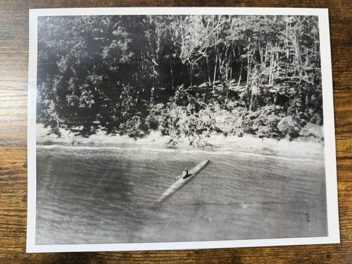 Vintage Navy Photo Japanese Midget Submarine 1944 South Pacific Aerial NH 74772