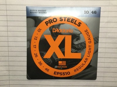 D'Addario EPS510 Set - Pro Steels E-Saiten 10-46 - ORIGINAL - NEU