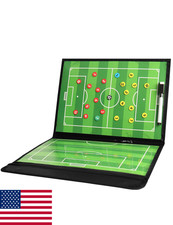 HIGHRAZON Magnetic Foldable Soccer Coaching Board for Coaches w/ Dry Erase