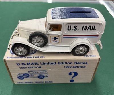US Mail 1932 Ford Panel Van Delivery Truck Post Office Ertl Diecast Bank 1:25