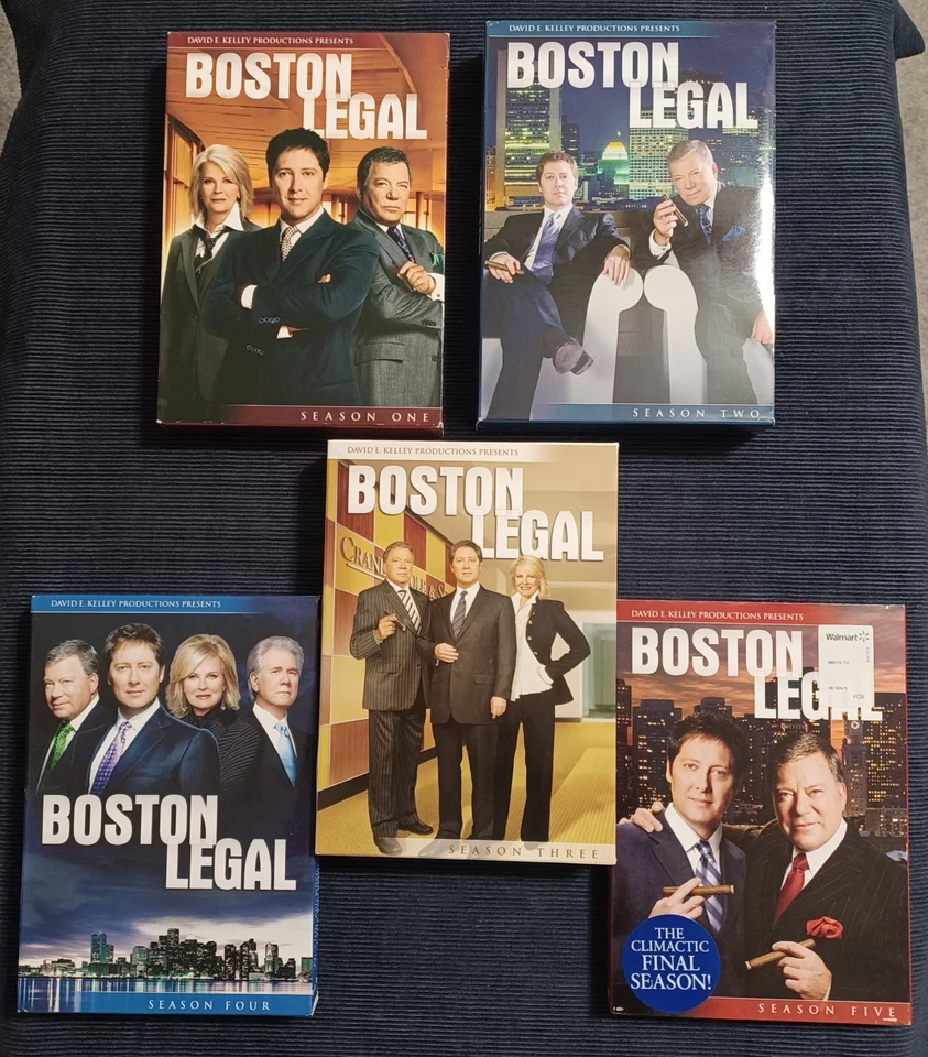 The Complete Series BOSTON LEGAL Seasons 1-5 DVD Set, Excellent Cond! 28 Discs - Image 2 of 4