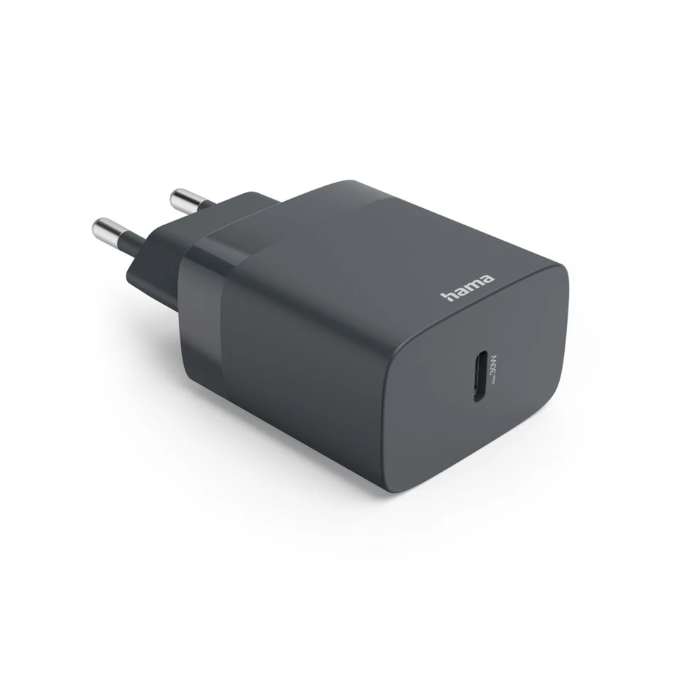 Hama 30W Schnellladegerät USB-C PD Ladegerät Netzteil Adapter, iPhone Samsung - Bild 2 von 4