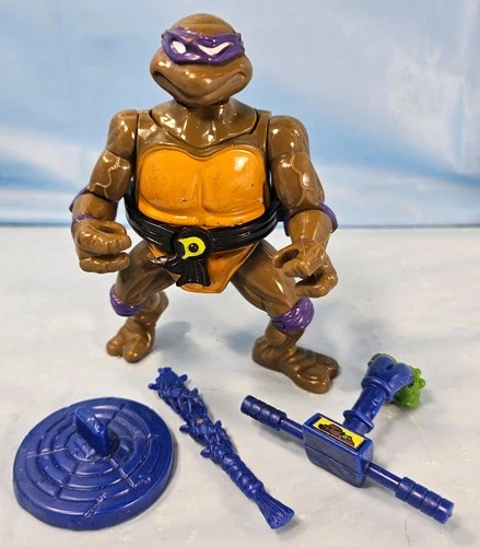 Vintage 1991 TMNT Teenage Mutant Ninja Turtles Headdroppin Donatello Complete