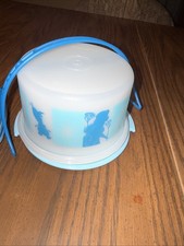 Tupperware Miniature Toy Cake Taker And Plates Set Frozen Disney New 