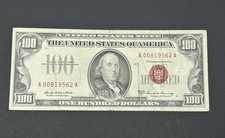 1966 A $100 Red Seal Note US Bill LOW Shipping!!!