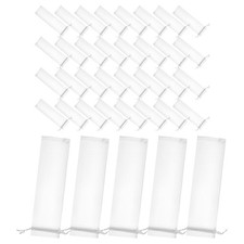 150pcs Drawstring Empty Sachets: White Organza Jewelry Bags Drawstring Present