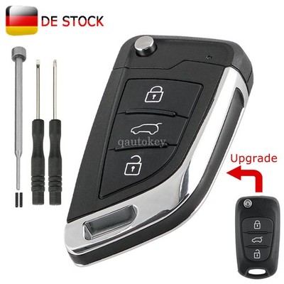 3T Klapp Schlüssel Gehäuse für Kia Ceed Rio Sorento Sportage Soul Venga Picanto