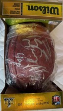 2015 Denver Broncos Super Bowl 50 Champs Team Signed NFL Football LE 50/50