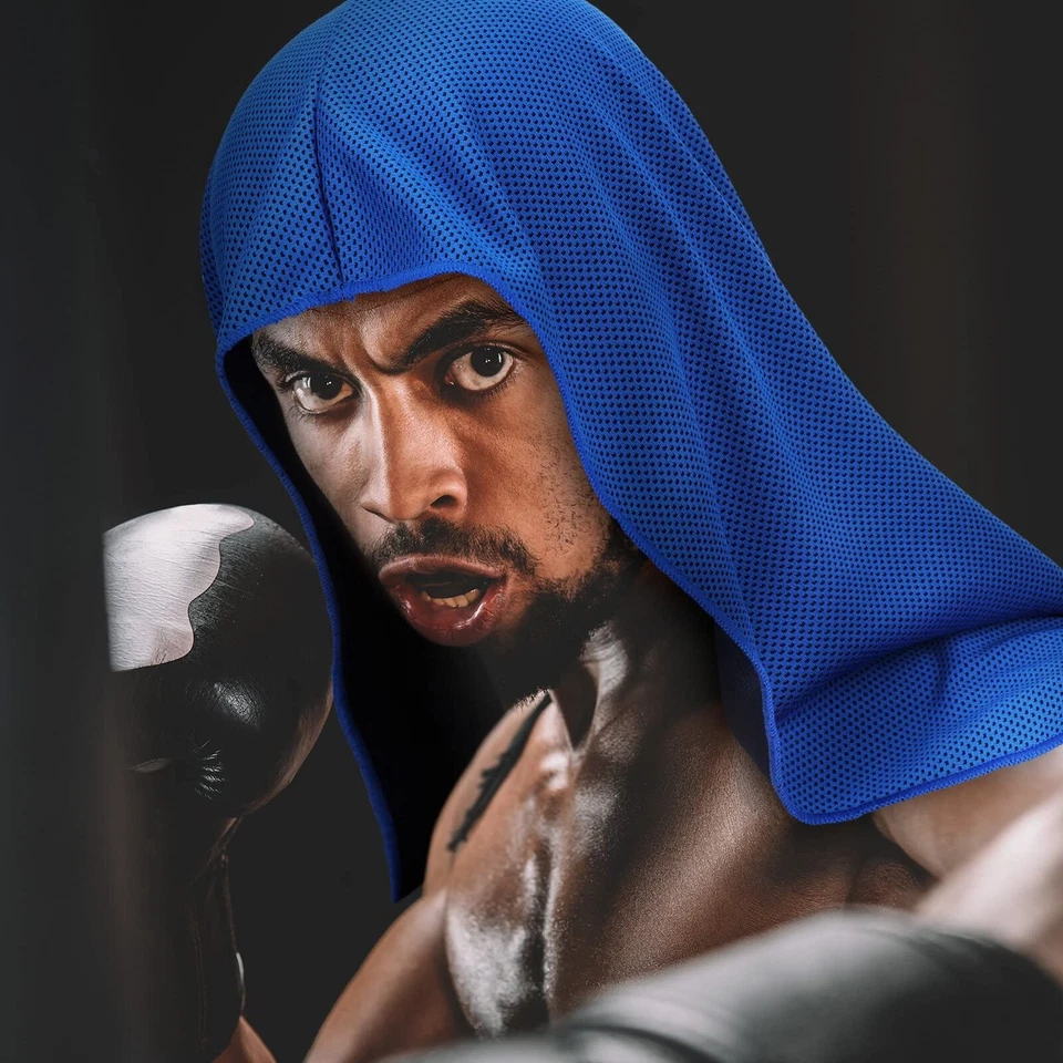 Nuevo 6 piezas Toalla con capucha de enfriamiento para cara Deporte Capucha Toallas Cuello Enfriador Envolturas Suave Foto 2 de 4