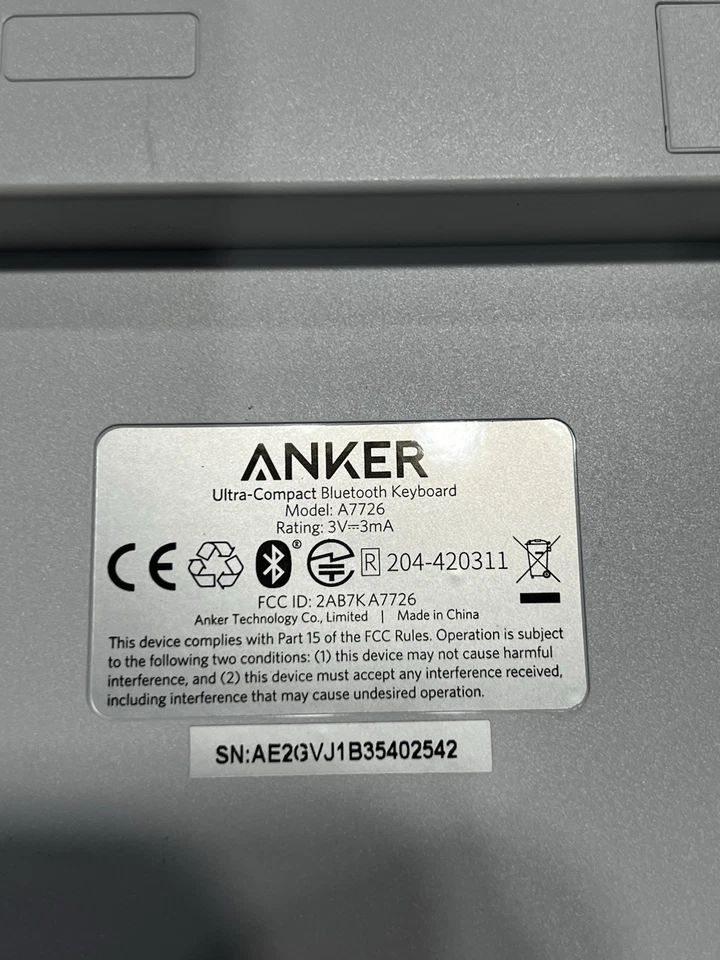 Anker Wireless Bluetooth Keyboard - Image 3 of 3