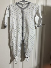 New Kissy Kissy Polka Dot Footed Sleeper - Size 9 Months