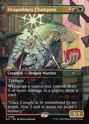 Dragonborn Champion - Foil Secret Lair Drop Series