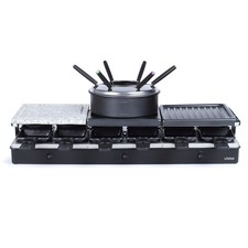 Livoo Appareil à Raclette + Fondue 12 Personnes 1650w DOC234