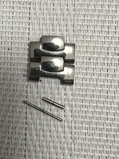 Omega Seamaster Bracelet Links 17mm Silver 2 Links
