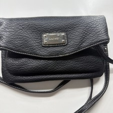 Nine West Crossbody Faux Leather Chain Purse Ex Condition