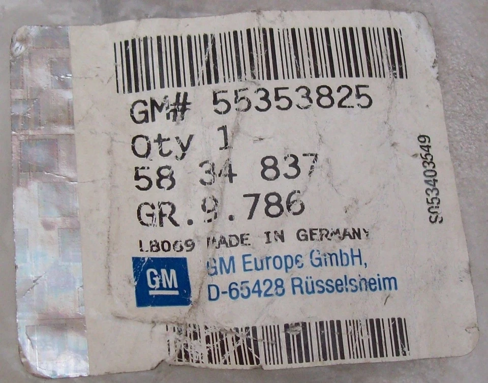 Tubo de salida turbo intercooler Vauxhall Zafira B 55353825 Foto 4 de 4