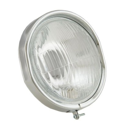 Vespa Elma Scheinwerfer Set ET3 Fassung Zierring Echtglas Zulassung Primavera SS