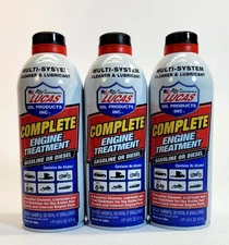 LUCAS OIL 10016 Complete Engine Treatment 16 Oz. 3-PCS