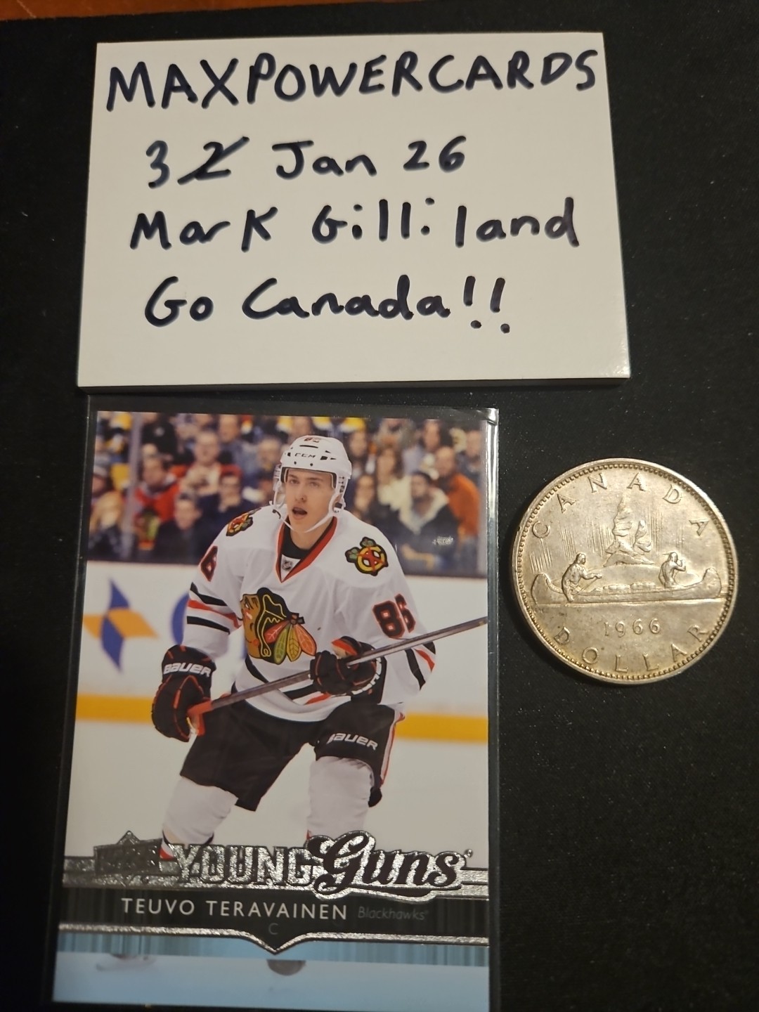 2014-15 UPPER DECK TEUVO TERAVAINEN YOUNG GUNS #214