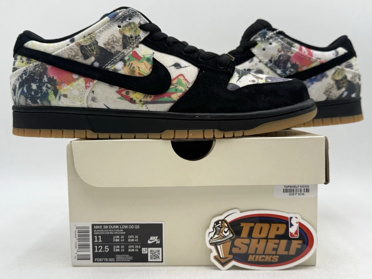 Las mejores ofertas en Nike SB Dunk Low x Supreme Rammellzee | eBay