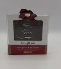 Kate  Milo Sonogram Ornament Christmas Baby Pregnancy Announcement NIB