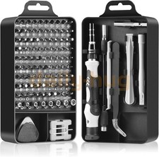 115 in 1 Precision Screwdriver Set Magnetic Bit Computer Repair Tool Kit