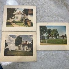 3 Virginia VA Mount Vernon George Washington Home Postcard Old Vintage 3 Cent