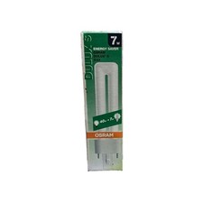 Osram Dulux S 7W 2-Pin G23 Cool White Lamp Bulb, 400 Lumens, Energy-Saving
