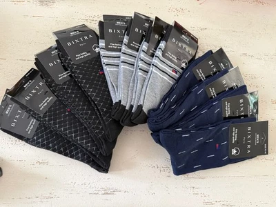 Lot De 12 Paires De Chaussettes Homme 43/46 95% Coton 5% Elasthane - Photo 1/4