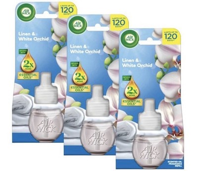 AirWick Electric Refills - Linen & White Orchid 3x19ml