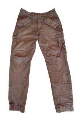 Alpha Industries Kampfhose 32'' W 31'' L oliv 6 Taschen Beinabschluss Slim Fit