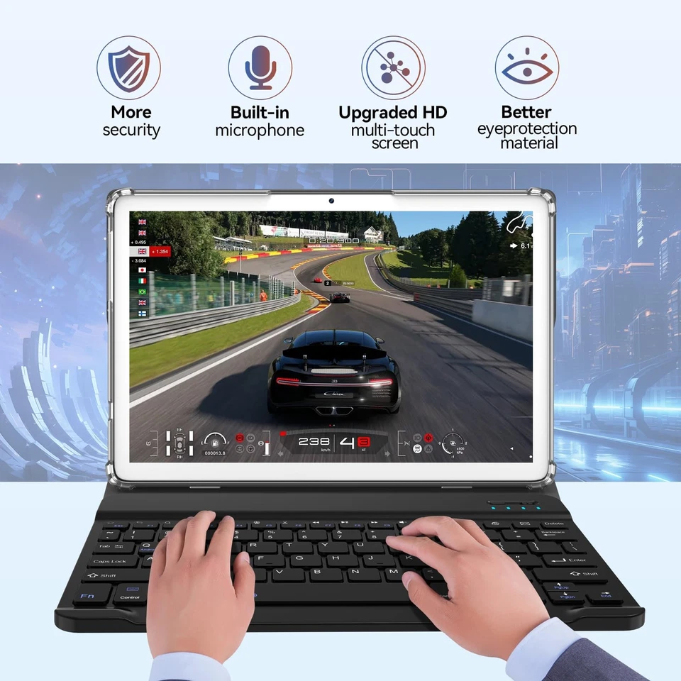 Android 14 Tablet 2025 Latest Tablets, 10 inch Tablet (4+4)GB RAM 64GB ROM 1T... - Image 4 of 4