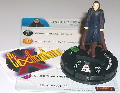 LINDIR OF RIVENDELL #012 #12 The Hobbit an Unexpected Journey HeroClix