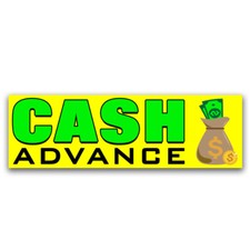Cash Advance Vinyl Banner with Optional Sizes (Made in the USA)