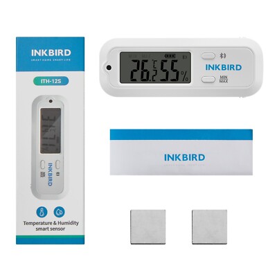 Bluetooth Hygrometer Thermometer Temperatur Feuchtigkeit LCD C/F APP Datenlogger