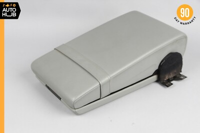 92-99 Mercedes W140 S500 CL500 300SE Rear Folding Armrest Arm Rest Gray OEM