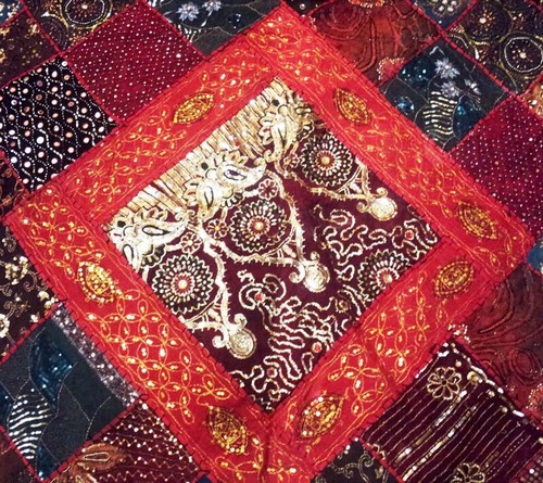 5 PC MASTERPIECE NEW HOME GIFT VINTAGE SARI THROW BEDSPREAD COVERLET BLANKET - Picture 10 of 11