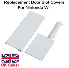 Nintendo Wii Console Door Cover Kit Flap White Replacement Panel Covers Set of 3