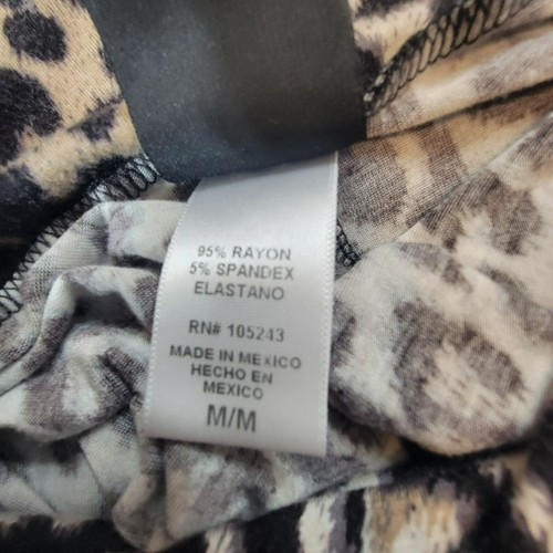 Bobeau Maxi Jupe, Femme M, Tan, Marron et Noir Imprimé Léopard, Pull-On, Excellent état - Photo 7/10