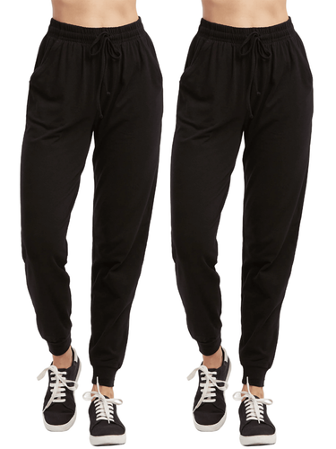 2-Pack.Drawstring&Pockets, Elastic Waist, Casual/Workout/Lounge Pants