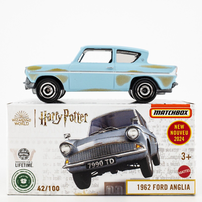2024 Matchbox Power Grabs #42 1962 Ford Anglia BLUE | HARRY POTTER