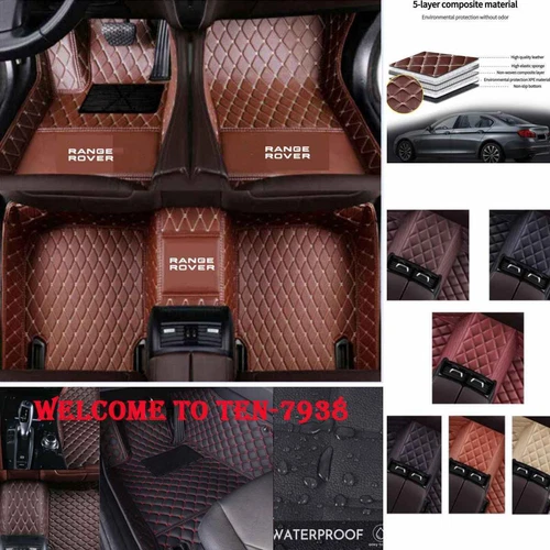 For Land Rover Range Rover Car Floor Mats All Weather Custom Auto Carpet Liners - Imagen 8 de 40