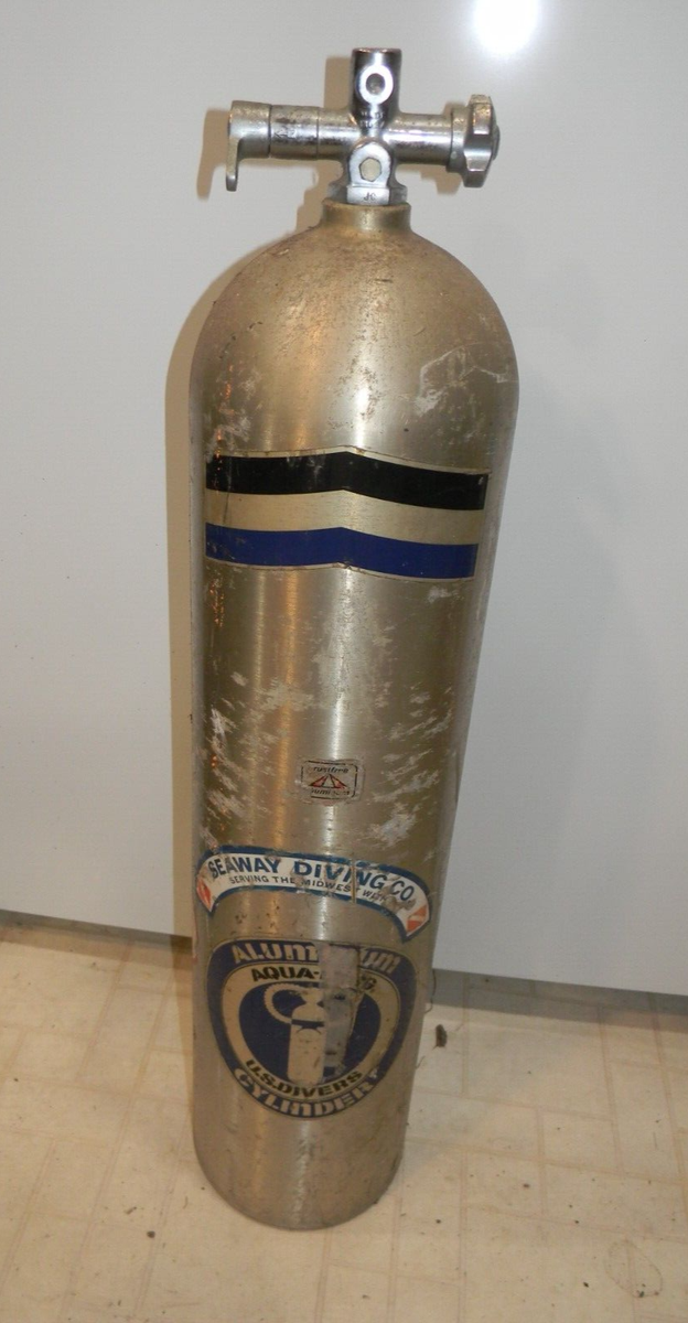 U.S. Divers Aqua-Lung Alcan Aluminum Tank 72 Cu Ft DOT-SP6498-2475