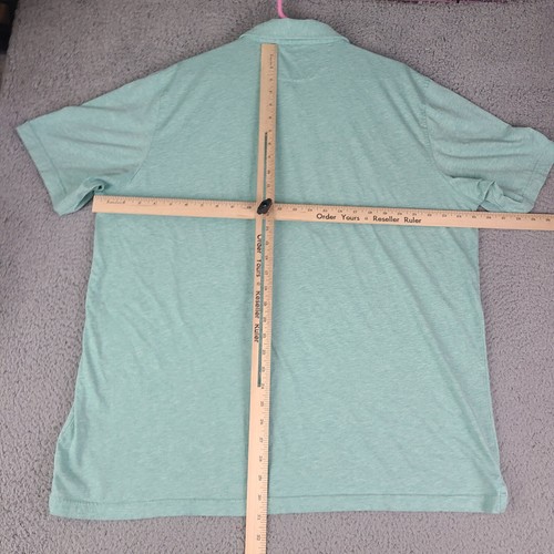 Peter Millar Polo Shirt Men's XXL Green Crown Soft Short Sleeve Pima Silk DCC - Picture 7 of 15